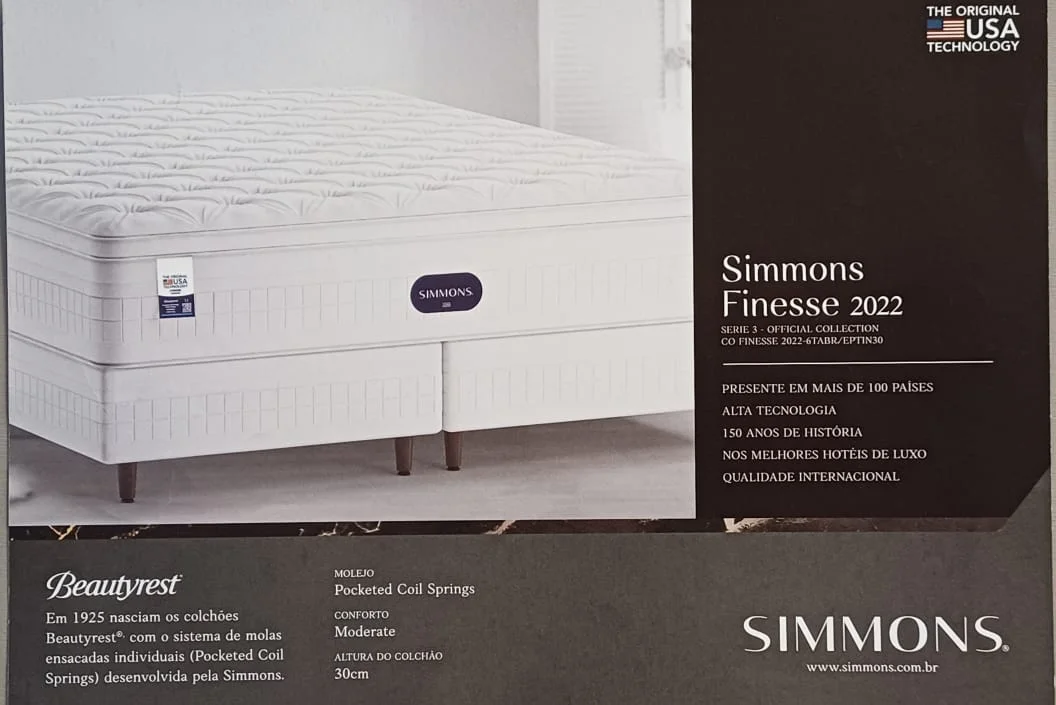 colchão Simmons Finesse conforto moderado