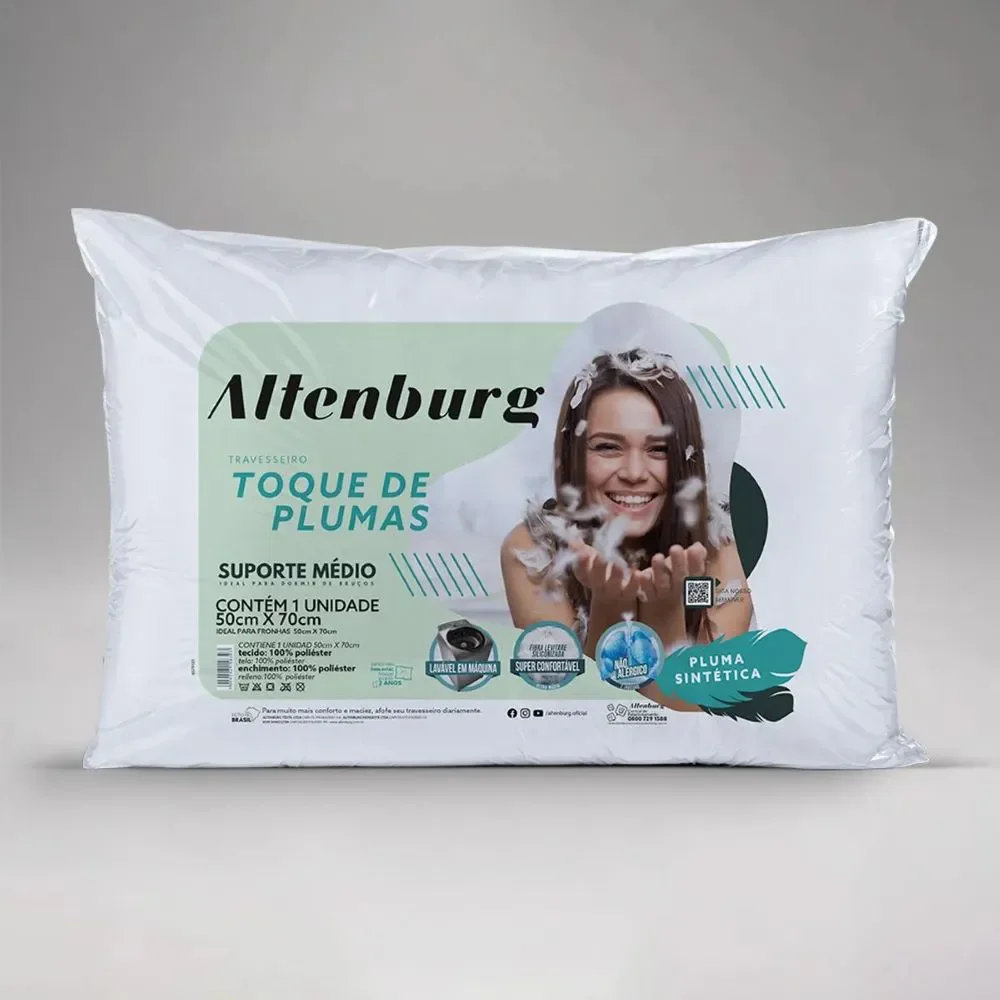 Travesseiro Levitare hiperfino para dormir de bruços