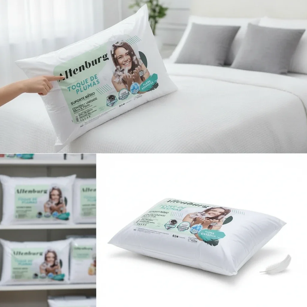 Travesseiro Levitare hiperfino para dormir de bruços
