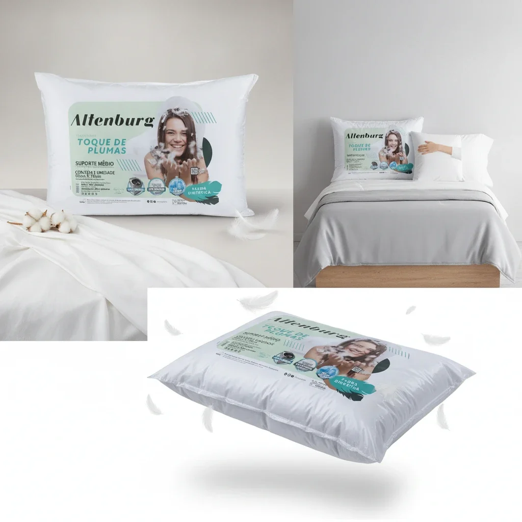 Travesseiro Levitare hiperfino para dormir de bruços