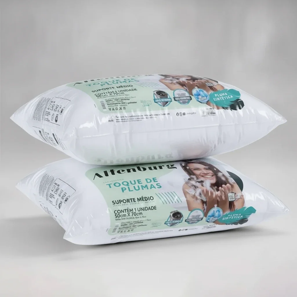 Travesseiro Levitare hiperfino para dormir de bruços